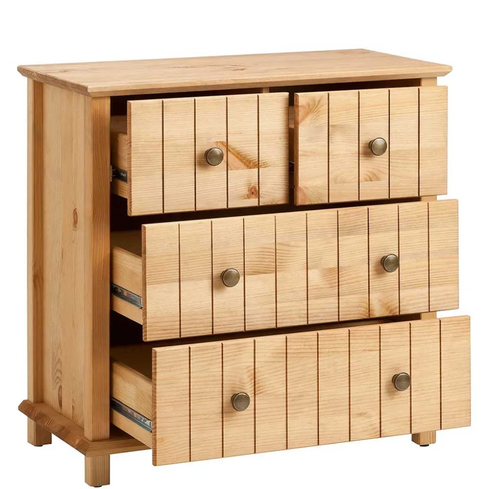 Kiefernholz Kommode - modernes Landhaus - Akzinad