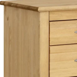 Kiefernholz Kommode mit Metallgriffen - Lavronica