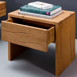 Kiefernholz Nachtkonsole mit Schublade - Duane
