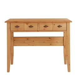 Kiefernholz Schreibtisch kompakt 102x53 cm - Piatra