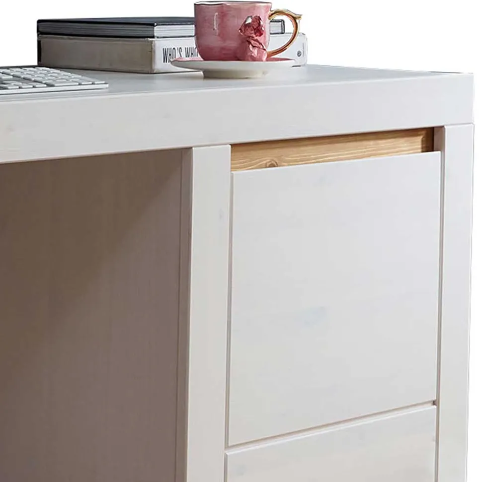 Kiefernholz Schreibtisch modern - Meuvrun