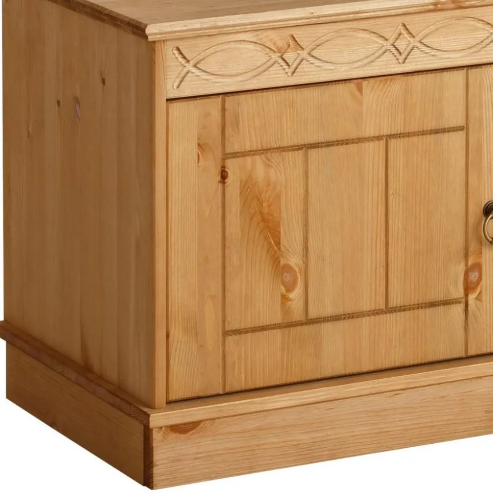 Kiefernholz TV-Board im Landhausstil - Goro