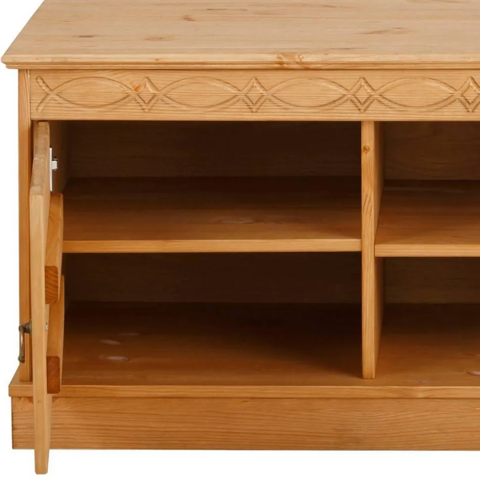 Kiefernholz TV-Board im Landhausstil - Goro