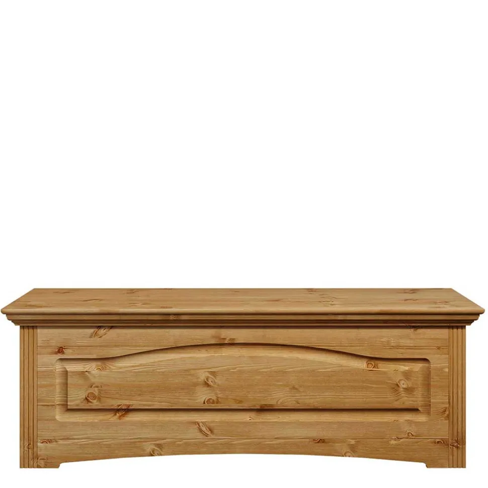 Kiefernholz Wäschetruhe im Landhausstil - Vocoja