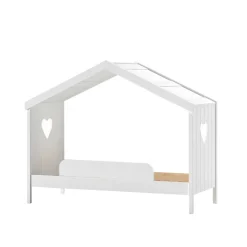 Kinder Hausbett in Weiß - Grandory