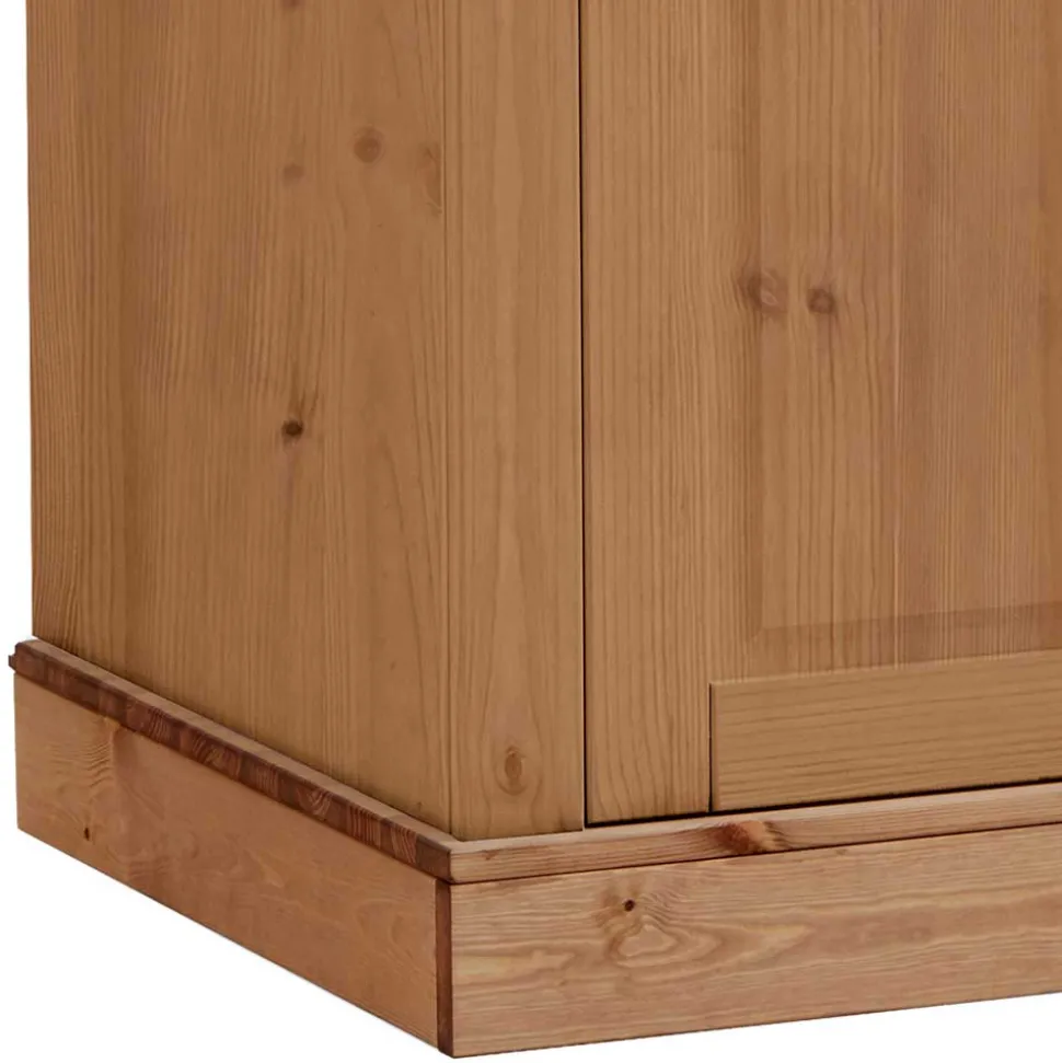 Kinder Kleiderschrank in Kiefer Laugefarben - Piatra