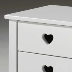 Kinder Nachttisch Grandory in Weiß