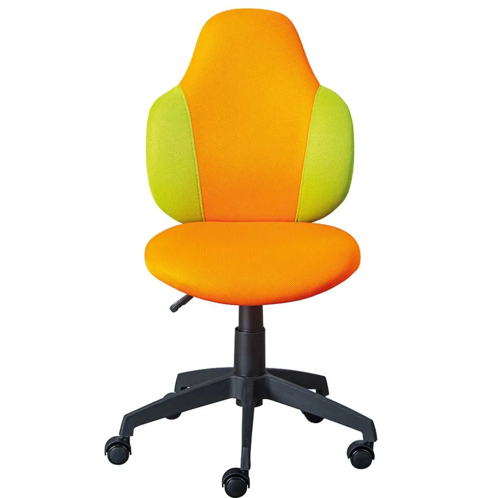 Kinder Schreibtischstuhl in Orange & Hellgrün - Humitas