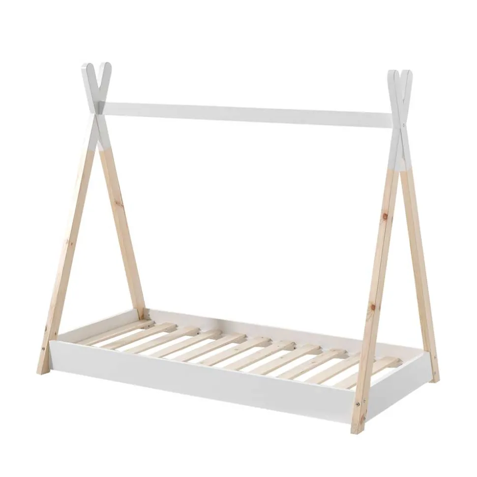 Kinder Zelt Bett aus Kiefernholz - Acillona