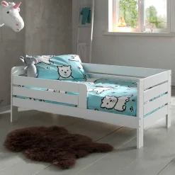 Kinderbett mit Fallschutz - 140x70 Liegefläche - Kolage