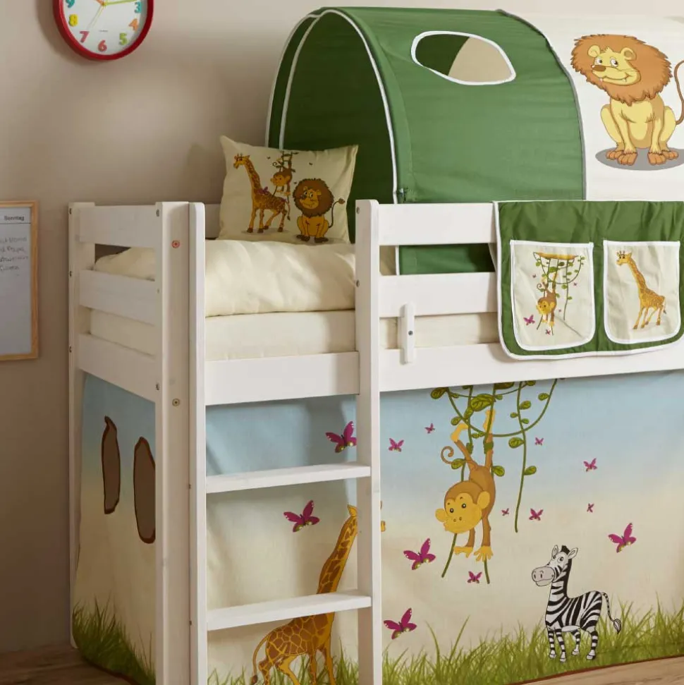 Kinderbett Siorodo mit Rutsche