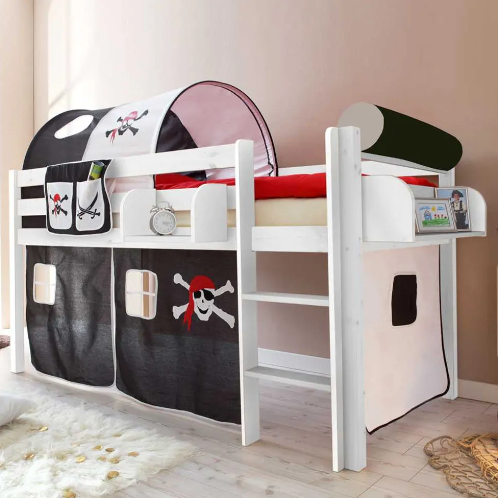 Kinderhochbett Badetta im Piraten Design