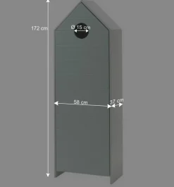 Kindermöbel Kombi in Weiß & Mint - Indefiva (zweiteilig)