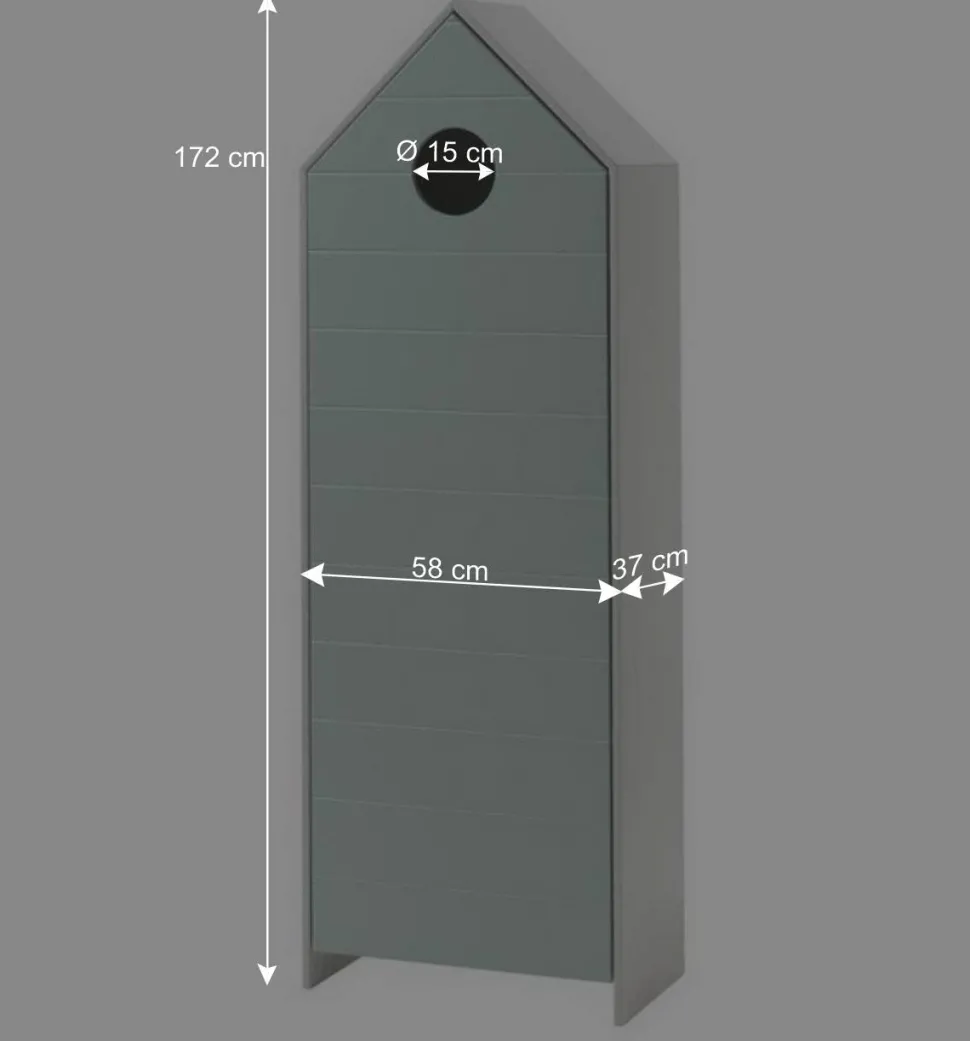 Kindermöbel Kombi in Weiß & Mint - Indefiva (zweiteilig)