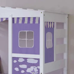 Kinder-Spielbett Yorker in Weiß und Lila