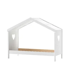 Kinderzimmer Hausbett in Weiß - Grandory