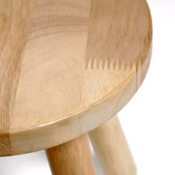 Kinderzimmer Holzhocker aus Gummibaum - Ivano