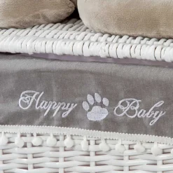 Kinderzimmer Korb Set mit Elefantenköpfen Plüsch - Isipia (fünfteilig)