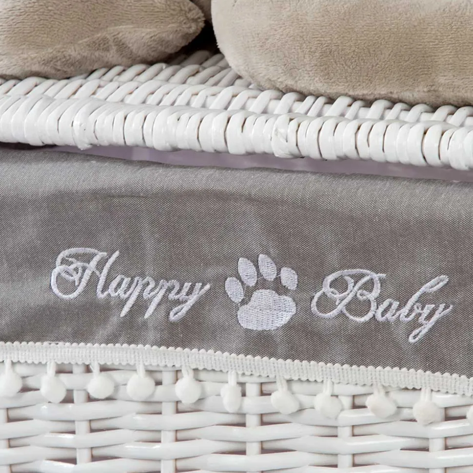 Kinderzimmer Korb Set mit Elefantenköpfen Plüsch - Isipia (fünfteilig)