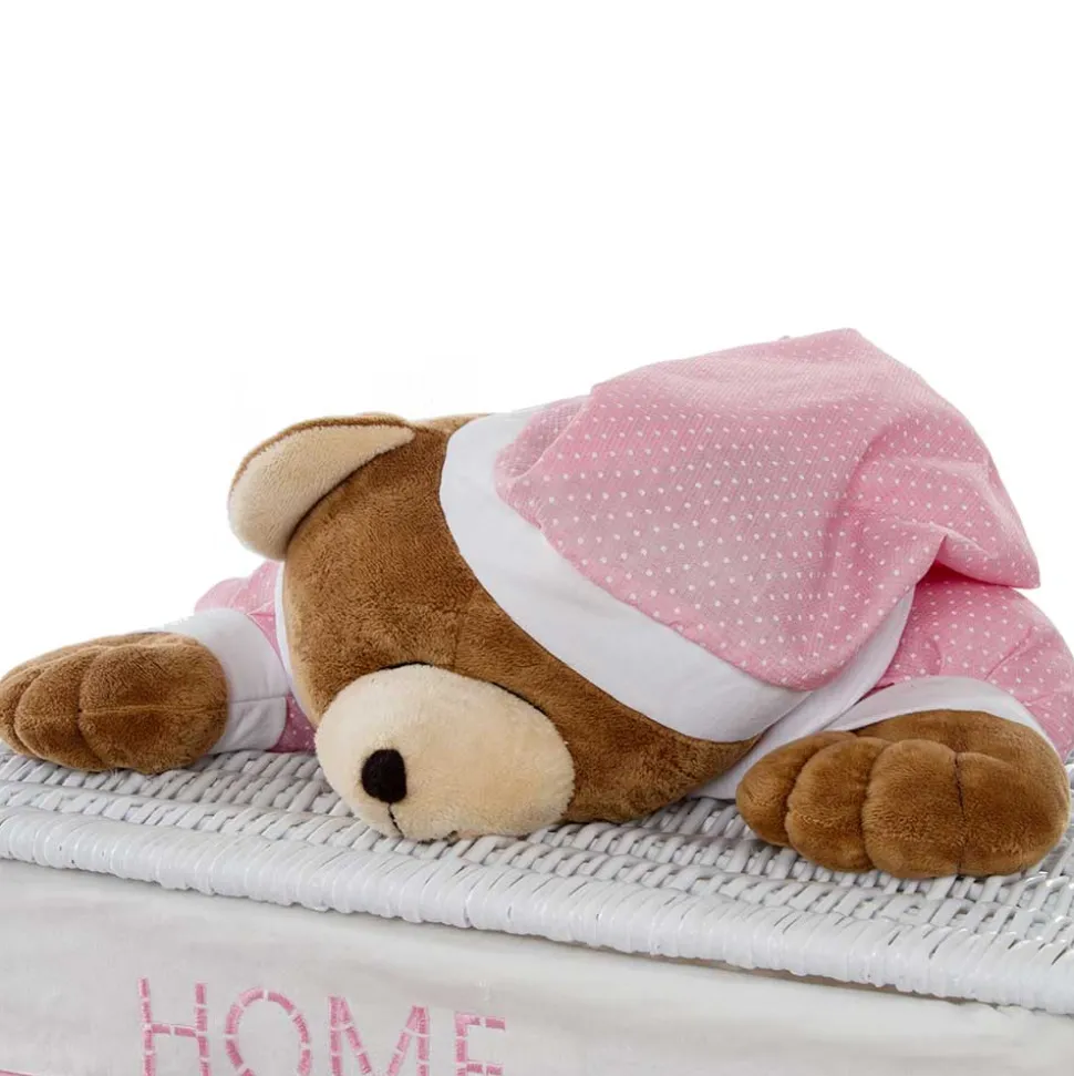 Kinderzimmer Körbe mit Plüschbär Kopf - Ucera (fünfteilig)