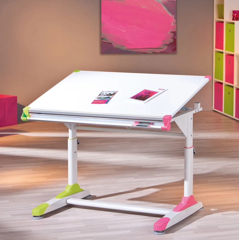 Kinderzimmer Schreibtisch Pricenta in Weiß