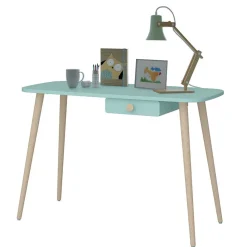 Kinderzimmer Schreibtisch in Mintgrün - Vrespa