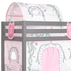 Kinderzimmer Spielbett Hochbett mit Tunnel - Crabina