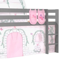 Kinderzimmer Spielbett Hochbett mit Tunnel - Crabina