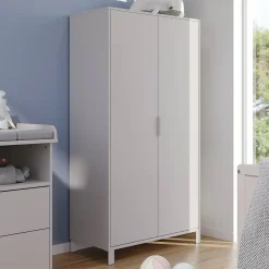 Kinderzimmerschrank in Hellgrau - Afilon
