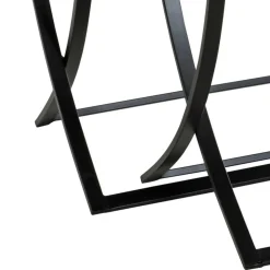 Klappbare Beistelltische in Schwarz - Saltagro (zweiteilig)