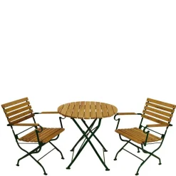 Klappbarer Balkontisch mit Klappstühlen - Socavo (dreiteilig)