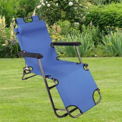 Klappbarer Liegestuhl für den Garten - Motoria