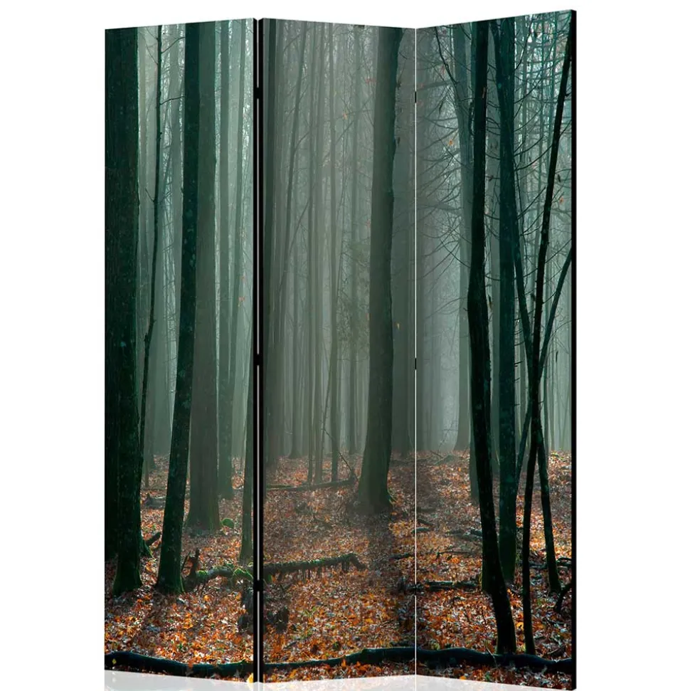 Klappbarer Paravent Herbstwald Fotodruck - Stacie