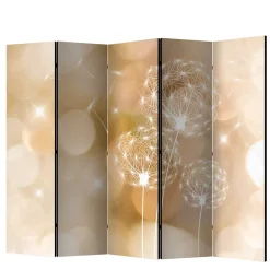 Klappbarer Paravent mit Pusteblumen - Ansonka