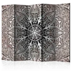 Klappbarer Sichtschutz in Rosa & Schwarz - Alilva