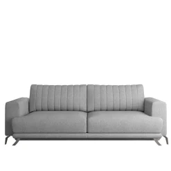 Klappcouch in Hellgrau Chenille - Jakery