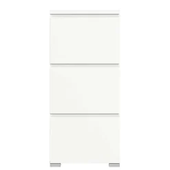 3-Klappen-Schuhschrank in Weiß - Dany