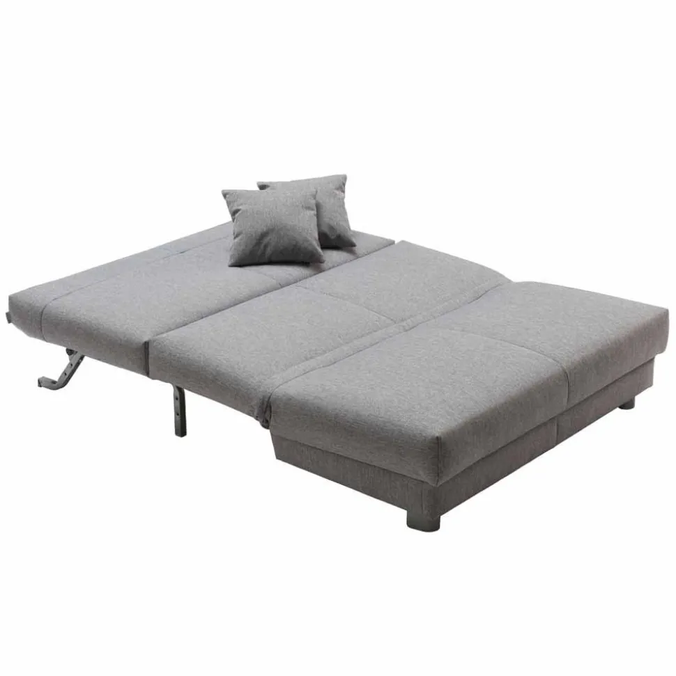 Klappsofa in Hellgrau Jerome mit 120x200 140x200