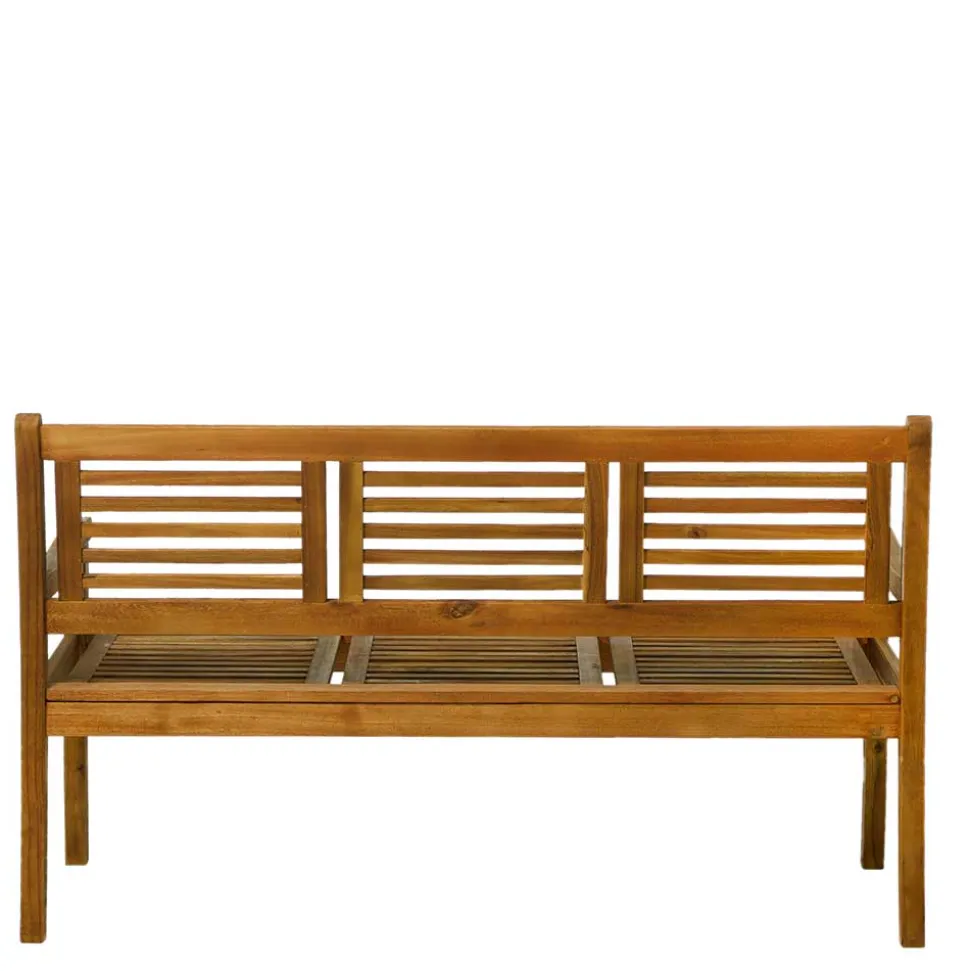 Klassische Gartenbank aus Akazie Massivholz - Detroit