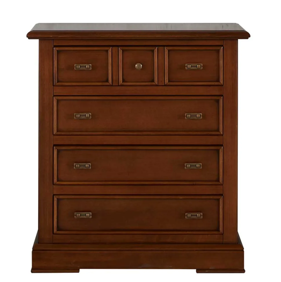 Klassische Kommode in Walnuss Braun - Istefanio