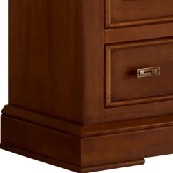 Klassische Kommode in Walnuss Braun - Istefanio