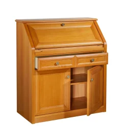 Klassischer Schreibschrank in Kirschbaum - Valbera