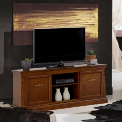 Klassischer TV Unterschrank in Walnussfarben - Sienna