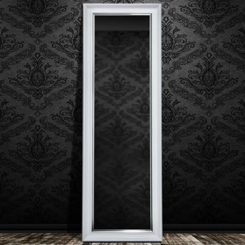 Klassischer Wandspiegel in Weiß 50x150 cm - Devenia