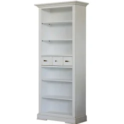 Klassisches Bücherregal in Antikweiß - Annot