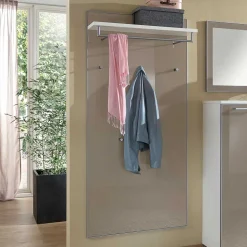 Kleiderpaneel Srocca in Taupe Glas beschichtet