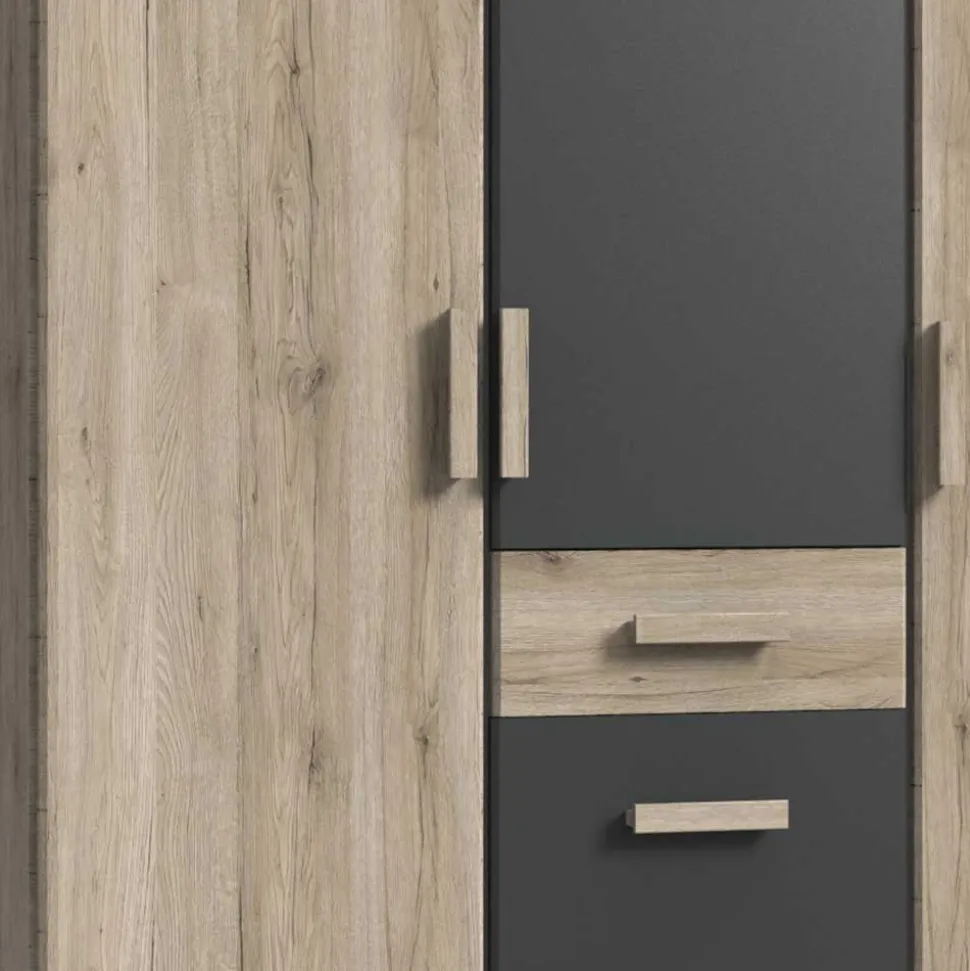 Kleiderschrank in Eiche San Remo - Jilamenda