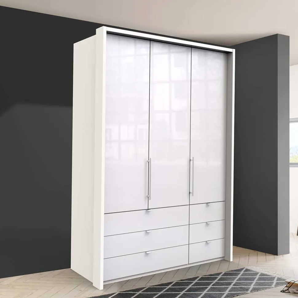 Kleiderschrank mit sechs Schubladen Soft Close - Dolienca I