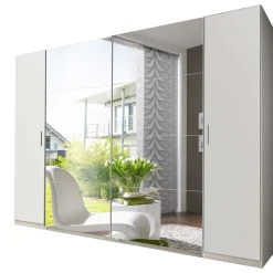 Kleiderschrank mit Spiegel Schwebetüren - Denada