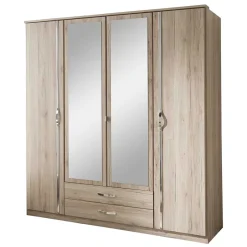 Kleiderschrank mit zwei Schubladen & vier Türen - Lagunara